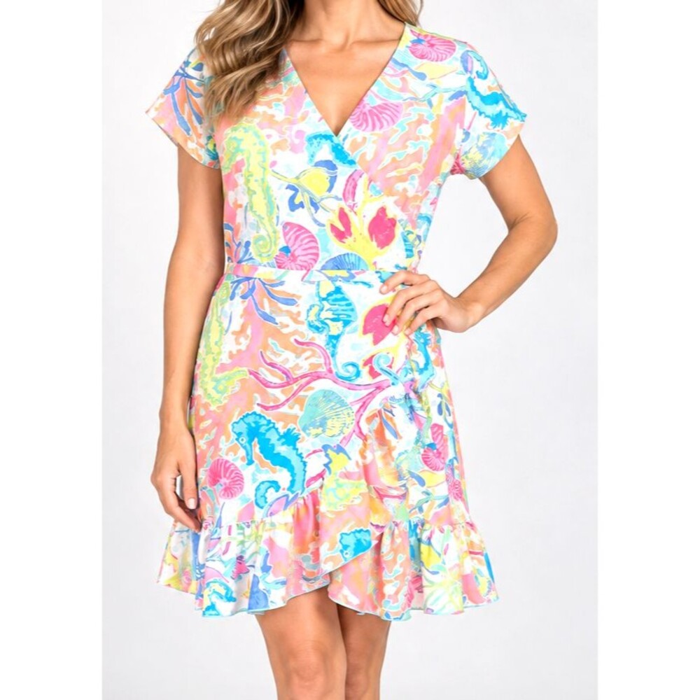 NWT AnaClare Flirty Dress Womens Sz S 50 SPF
